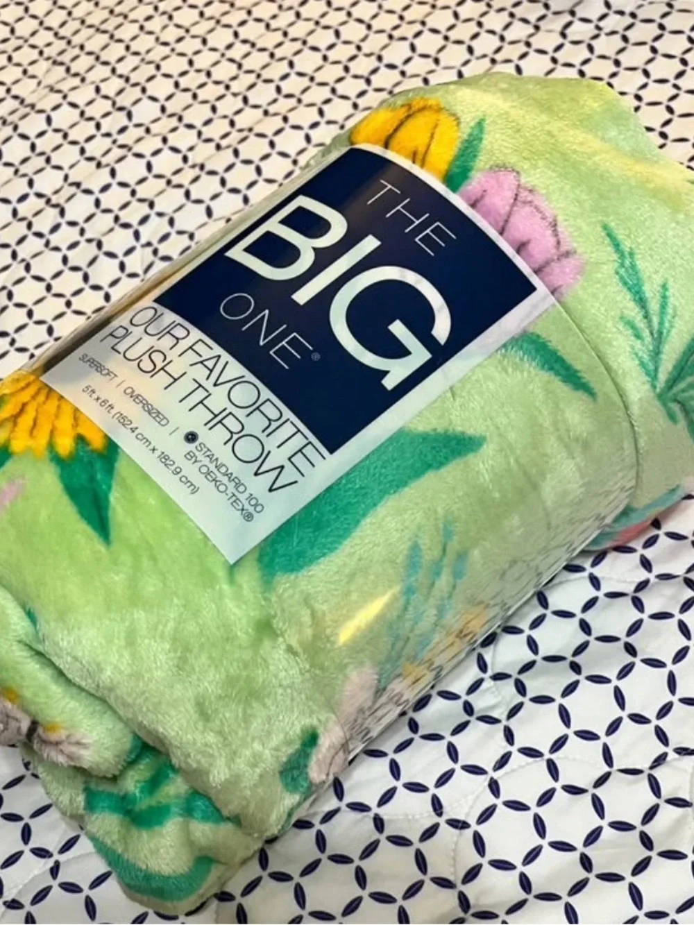 The Big One plush throw